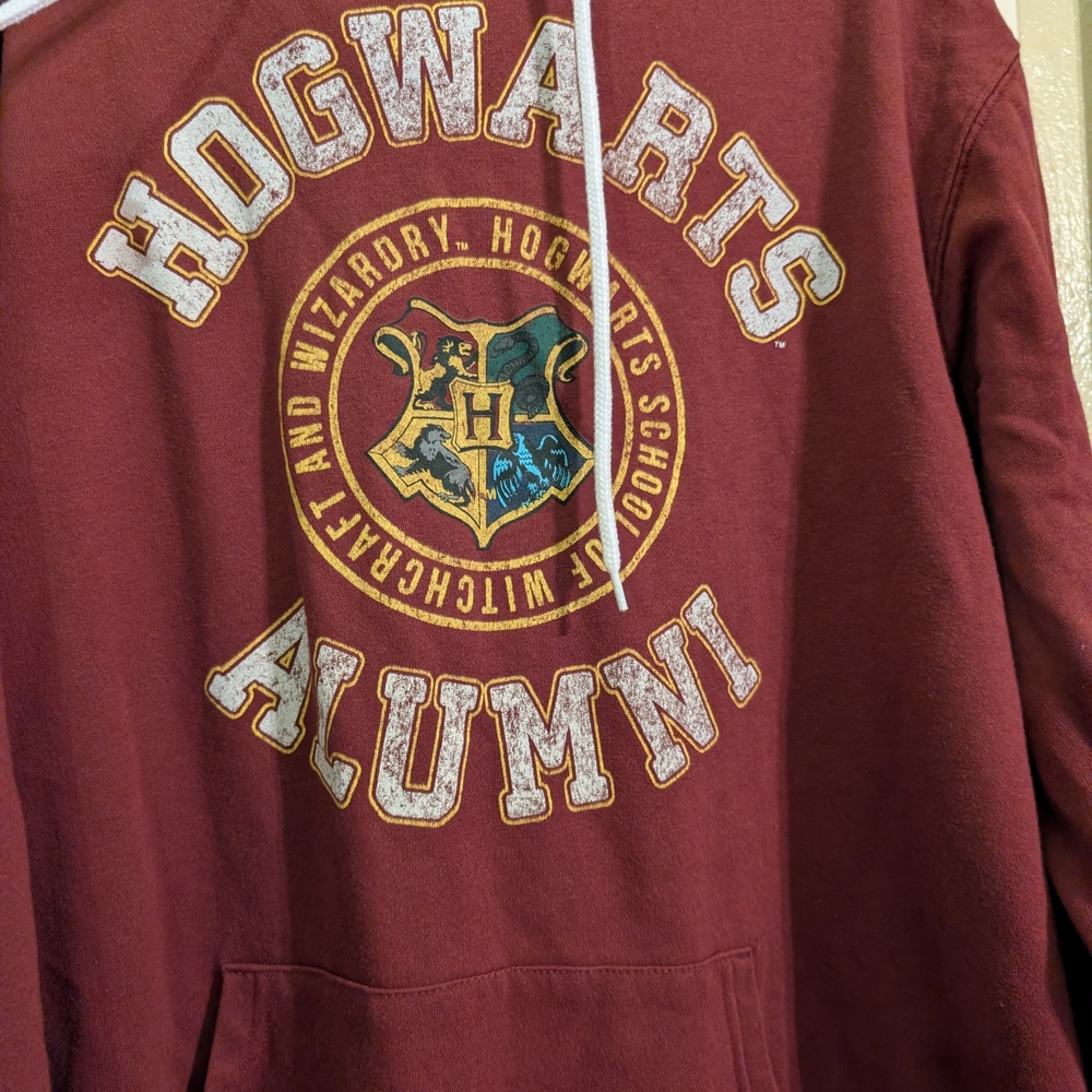 Warner Bros. Burgundy Hogwarts Alumni Sweater - Picture 3 of 5